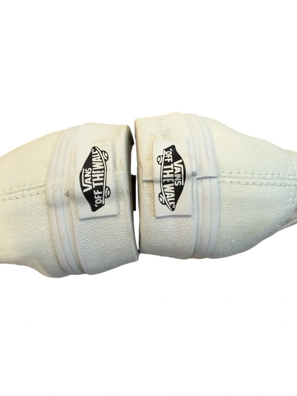 Vans Women's White Authentic Sneakers with Water/Stain Shield Spray - Picture 8 of 14